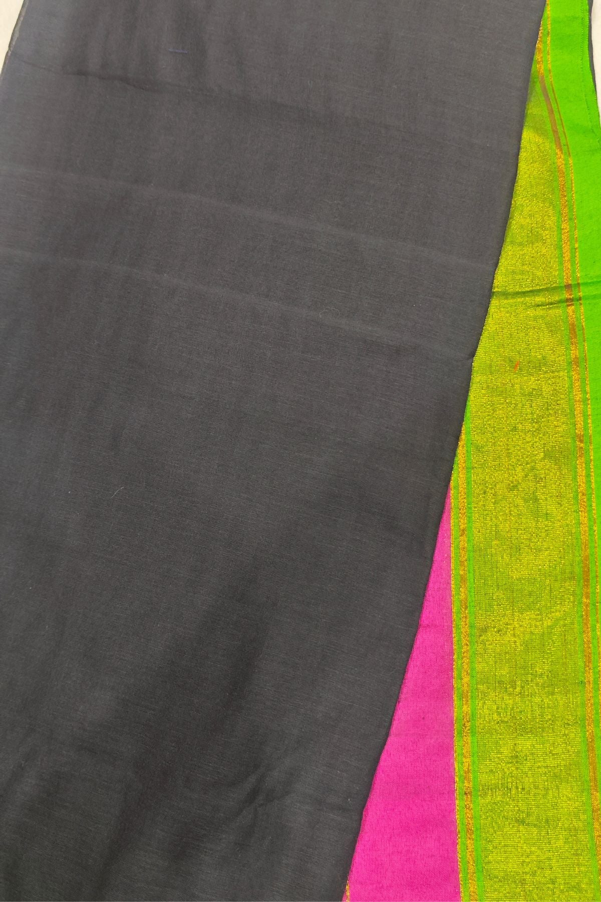 Black Mulcotton Saree