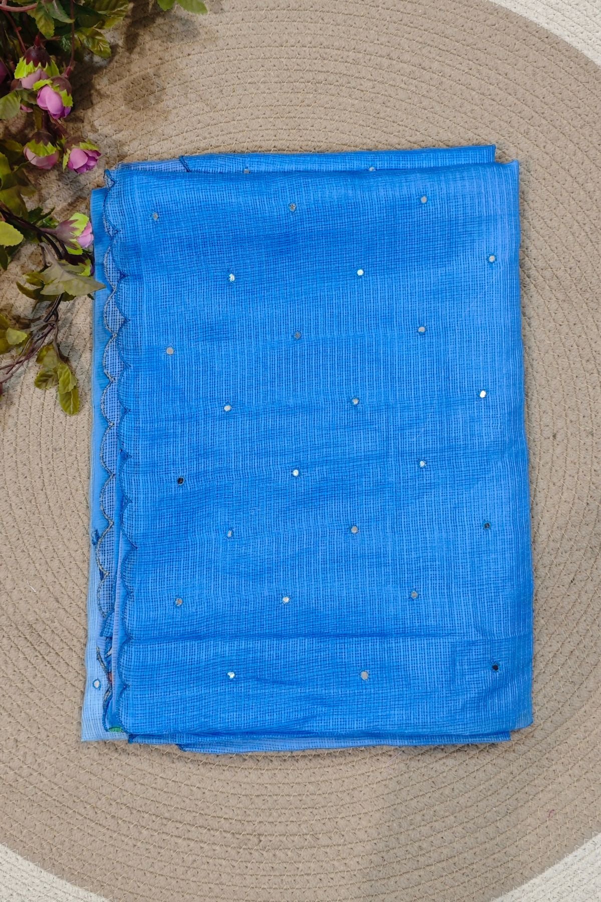 Blue Kota Ombre Saree