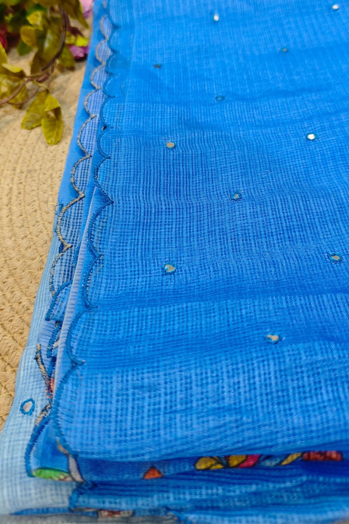 Blue Kota Ombre Saree
