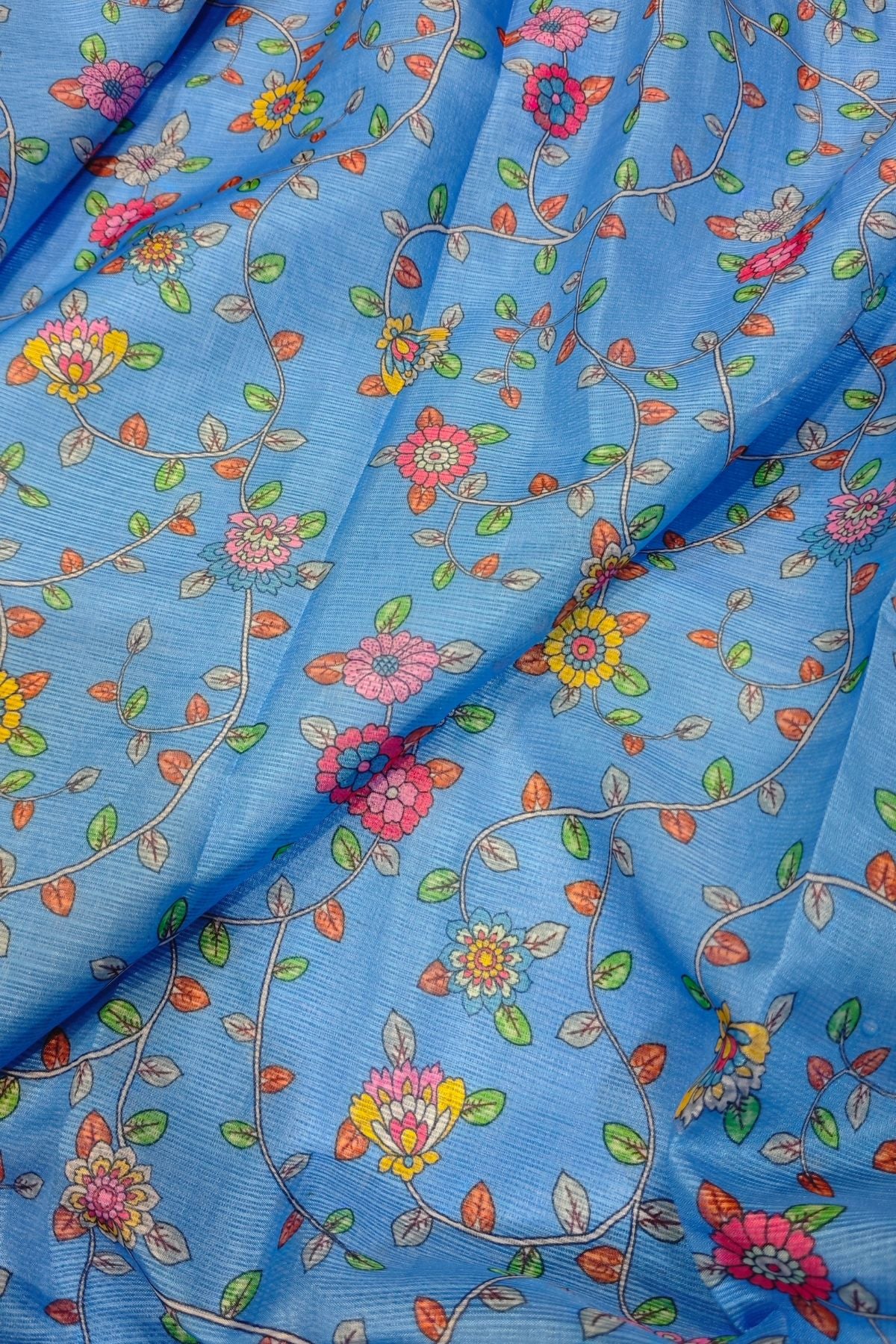 Blue Kota Ombre Saree