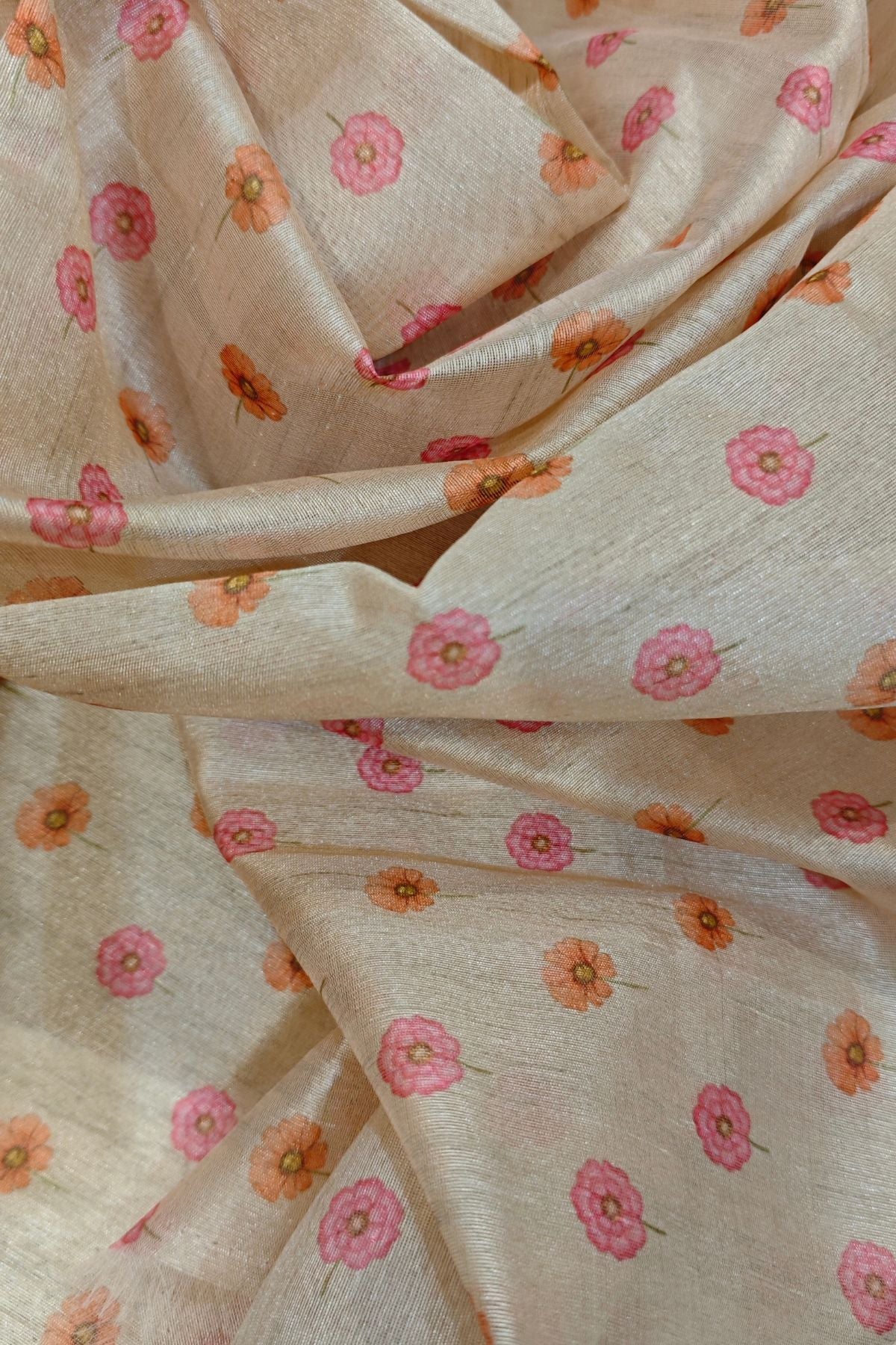 Blue Tussar Saree