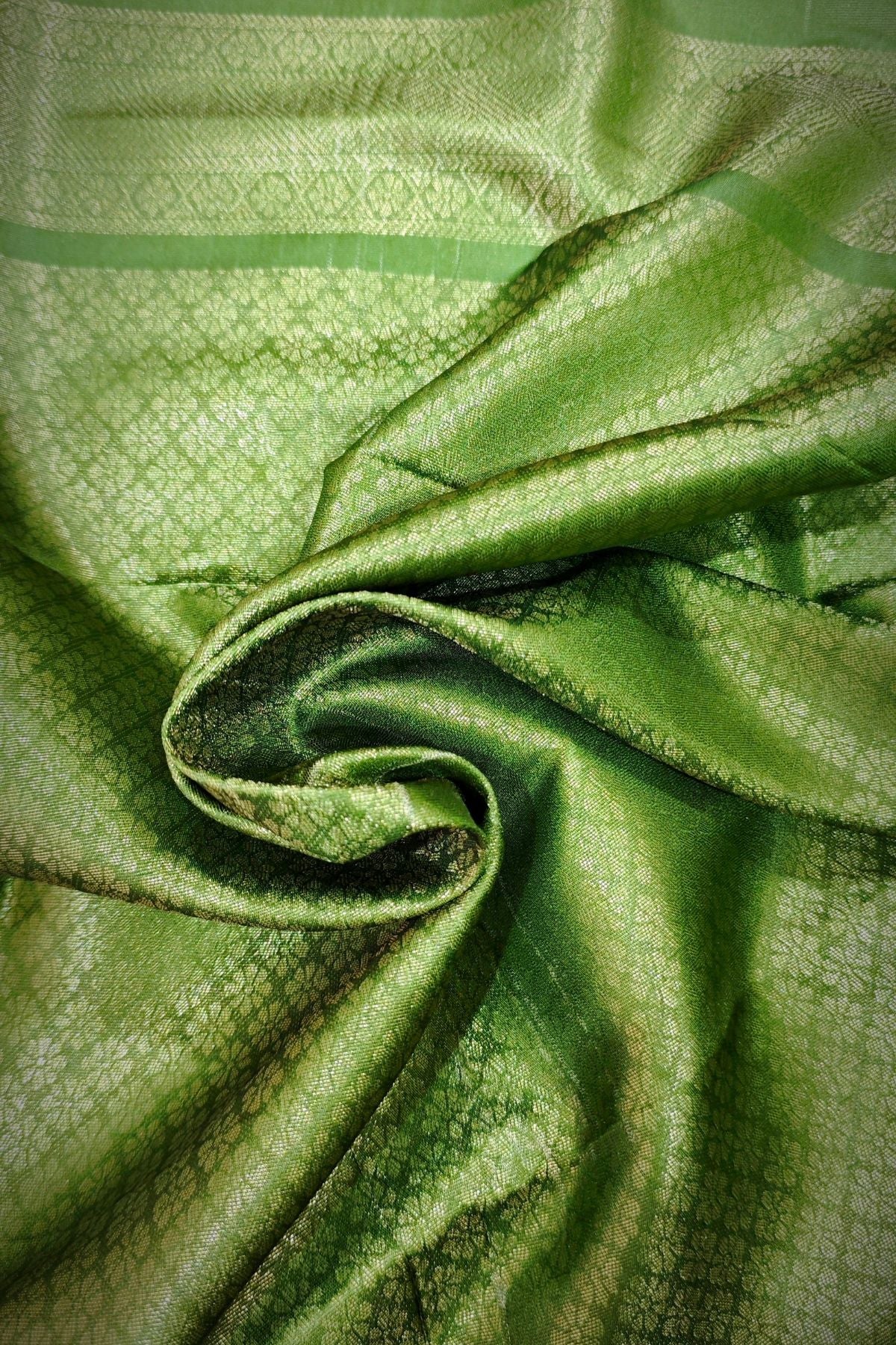 Green Rajguru Printed Saree