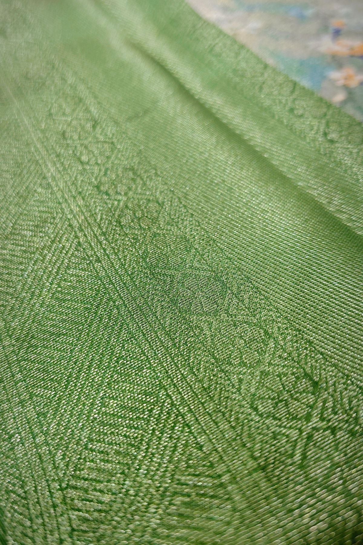 Green Rajguru Printed Saree