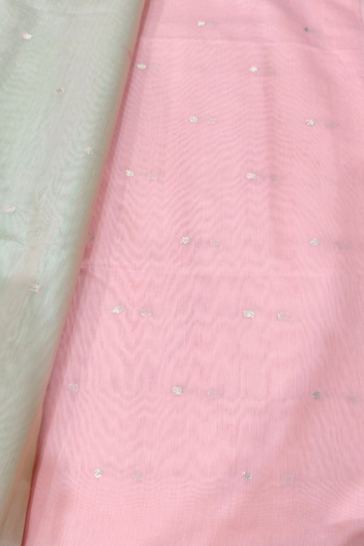 Peach Chanderi Saree