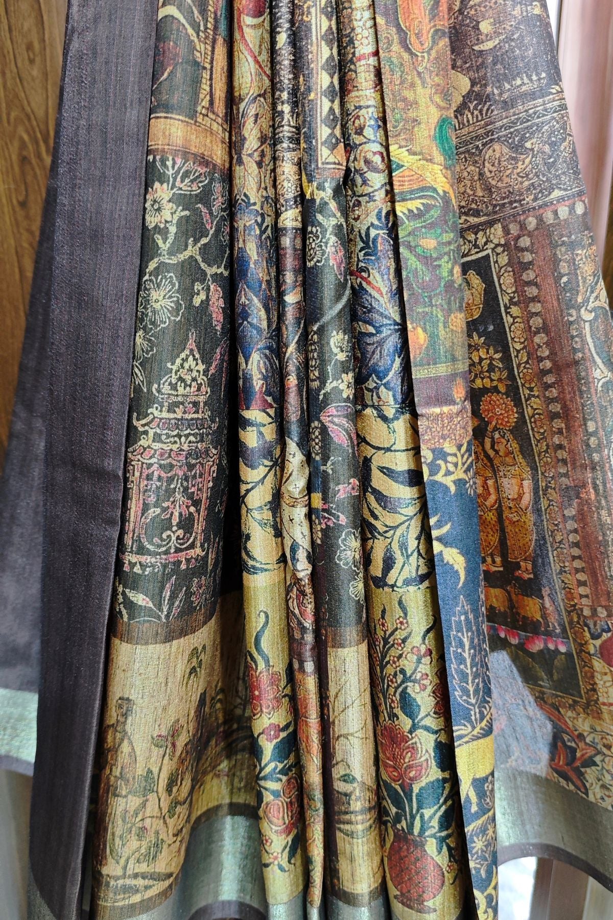 Pedana Kalamkari Silk Saree