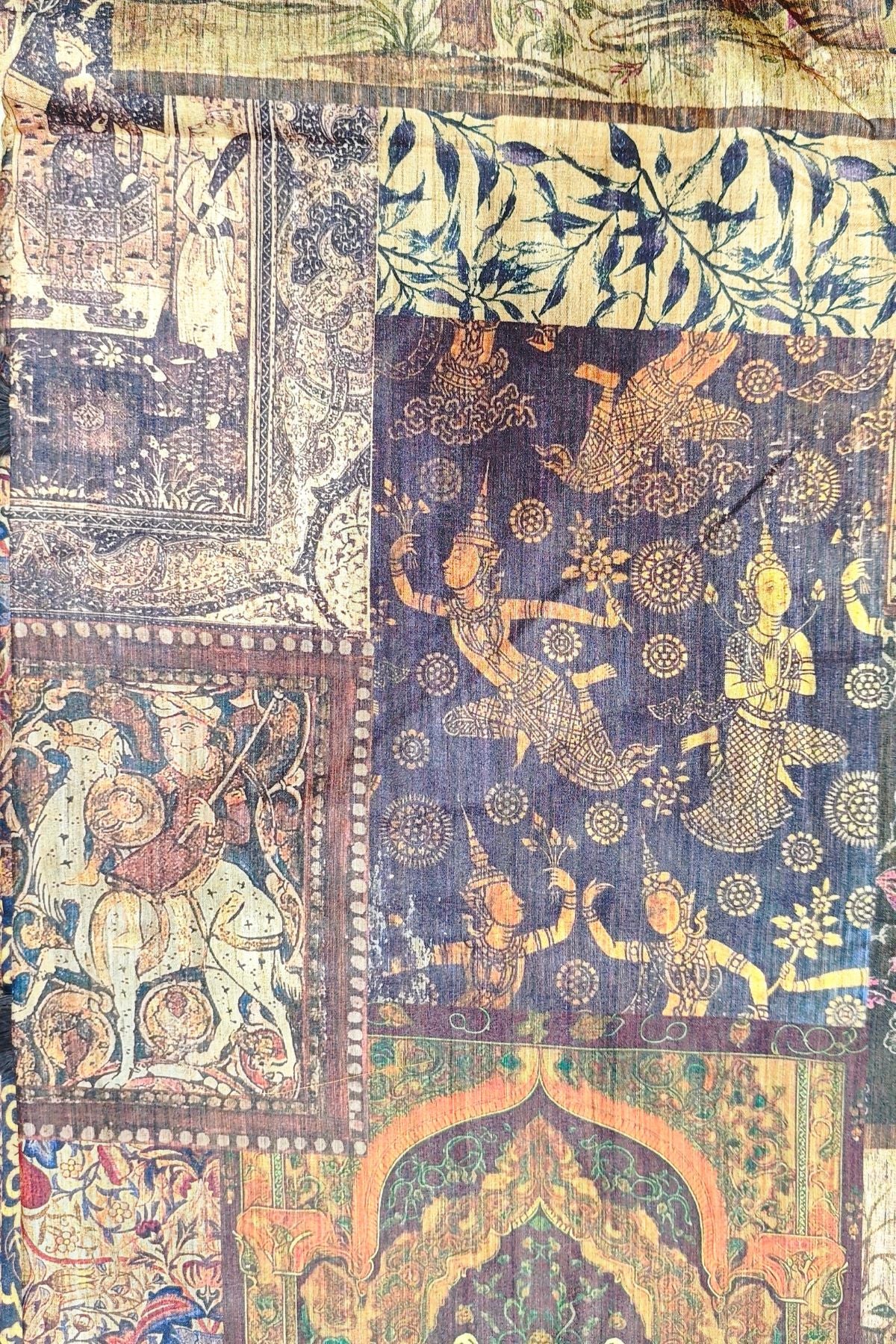 Pedana Kalamkari Silk Saree