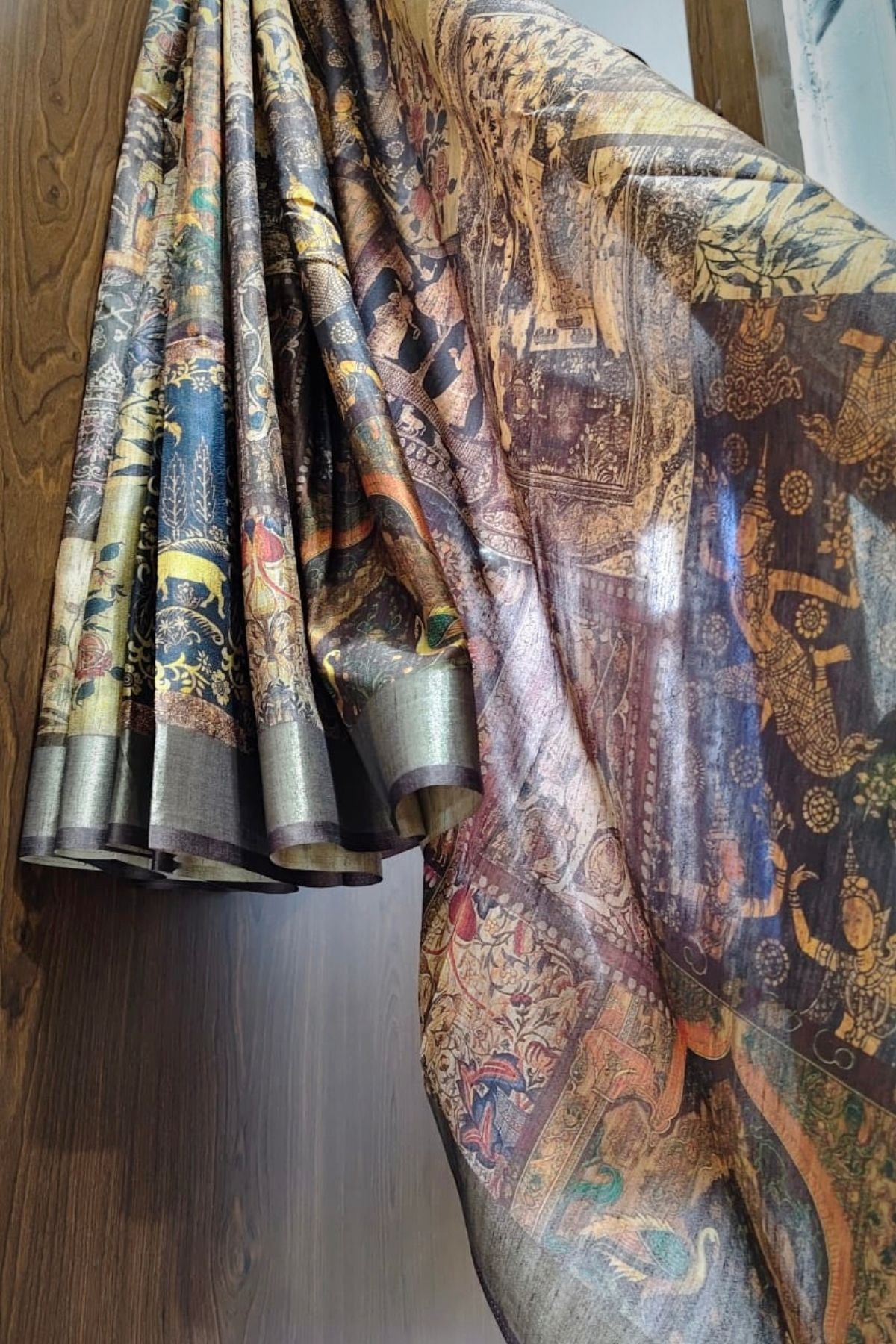 Pedana Kalamkari Silk Saree