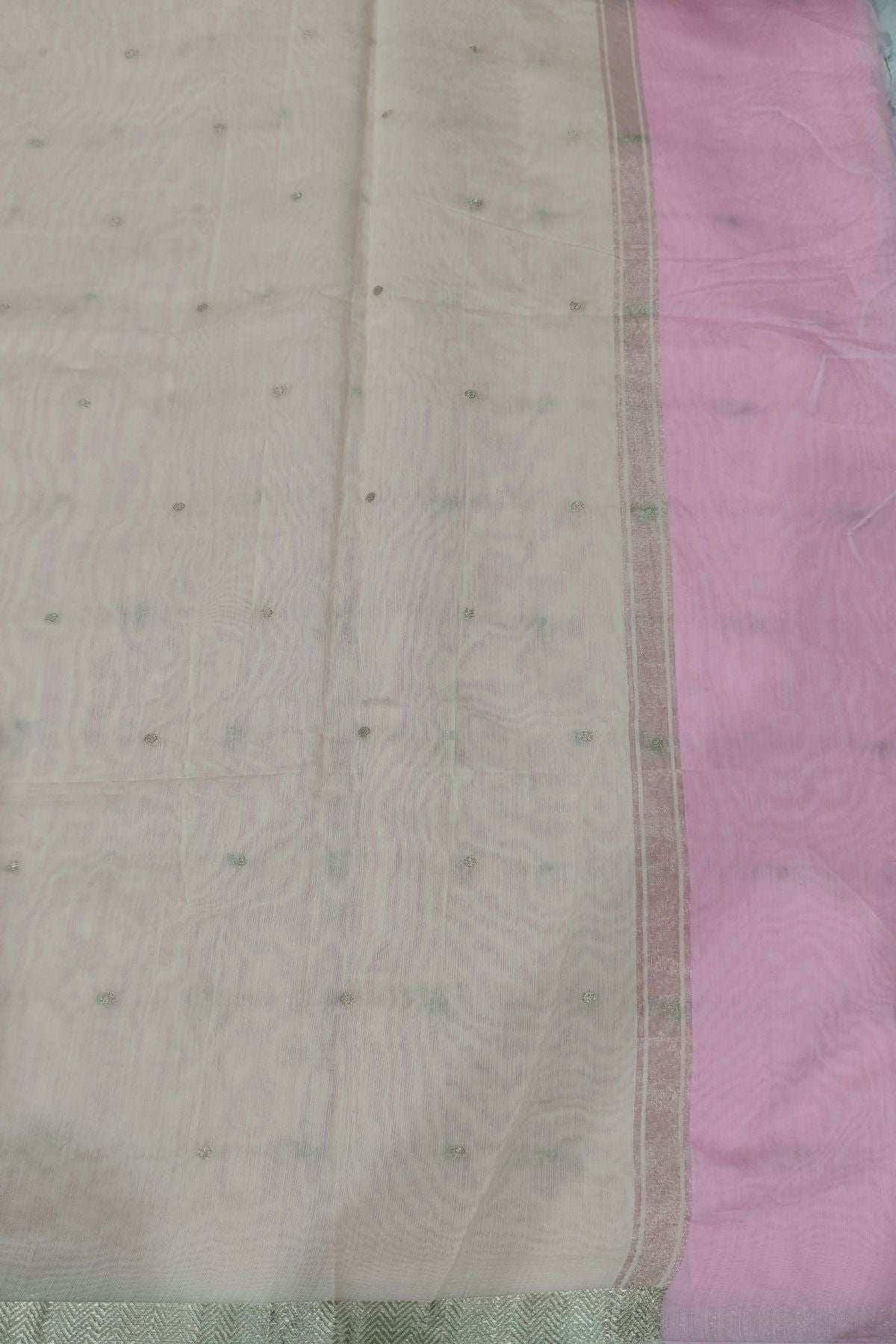 Pink Chanderi Saree