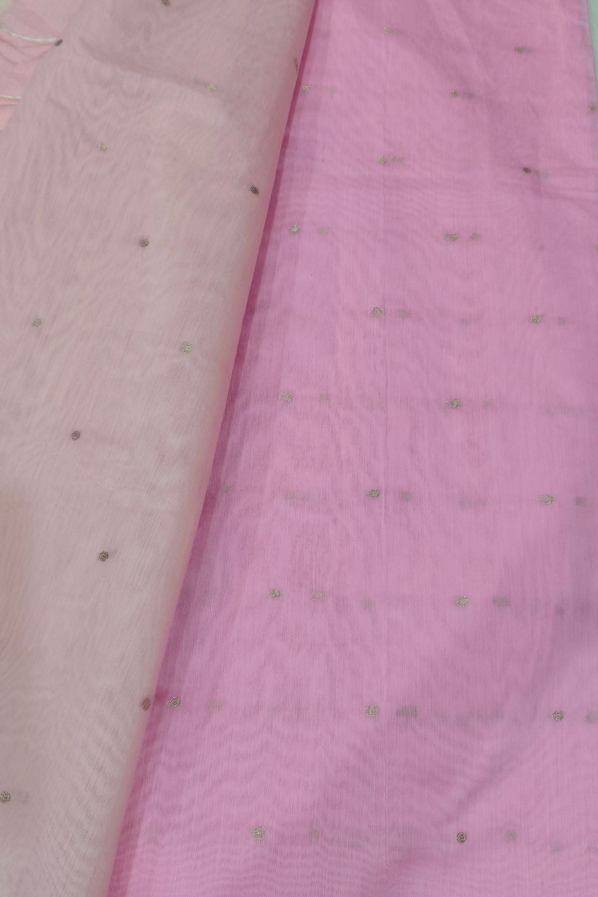 Pink Chanderi Saree