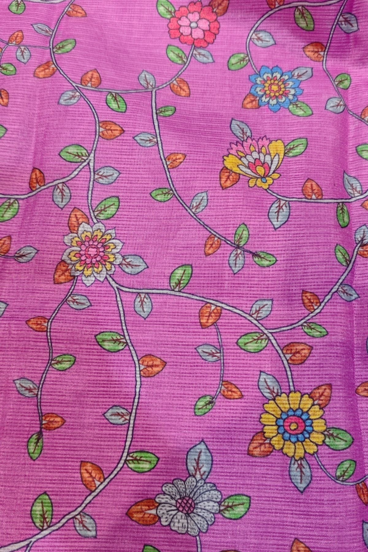 Pink Kota Ombre Saree