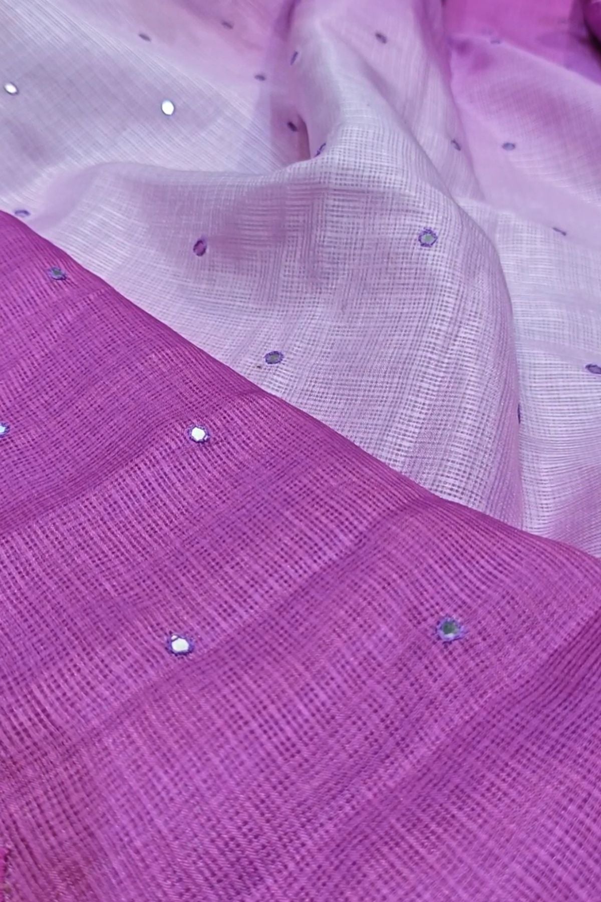 Pink Kota Ombre Saree