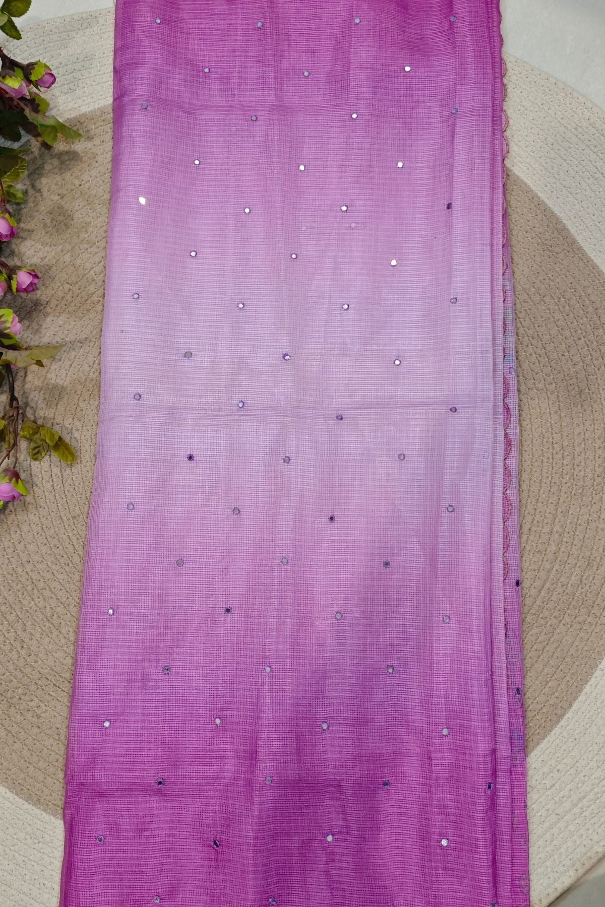 Pink Kota Ombre Saree