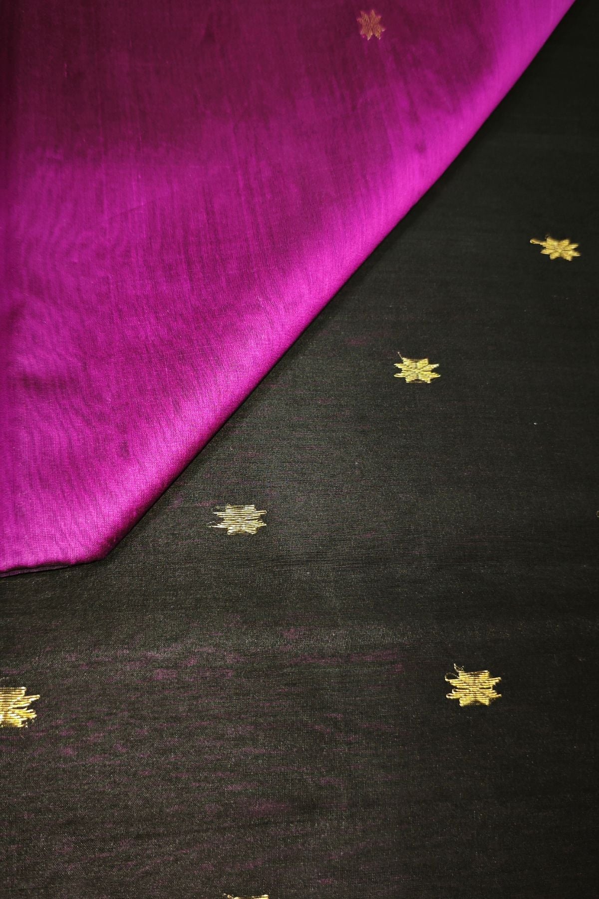 Purple Star Buti Maheshwari Saree