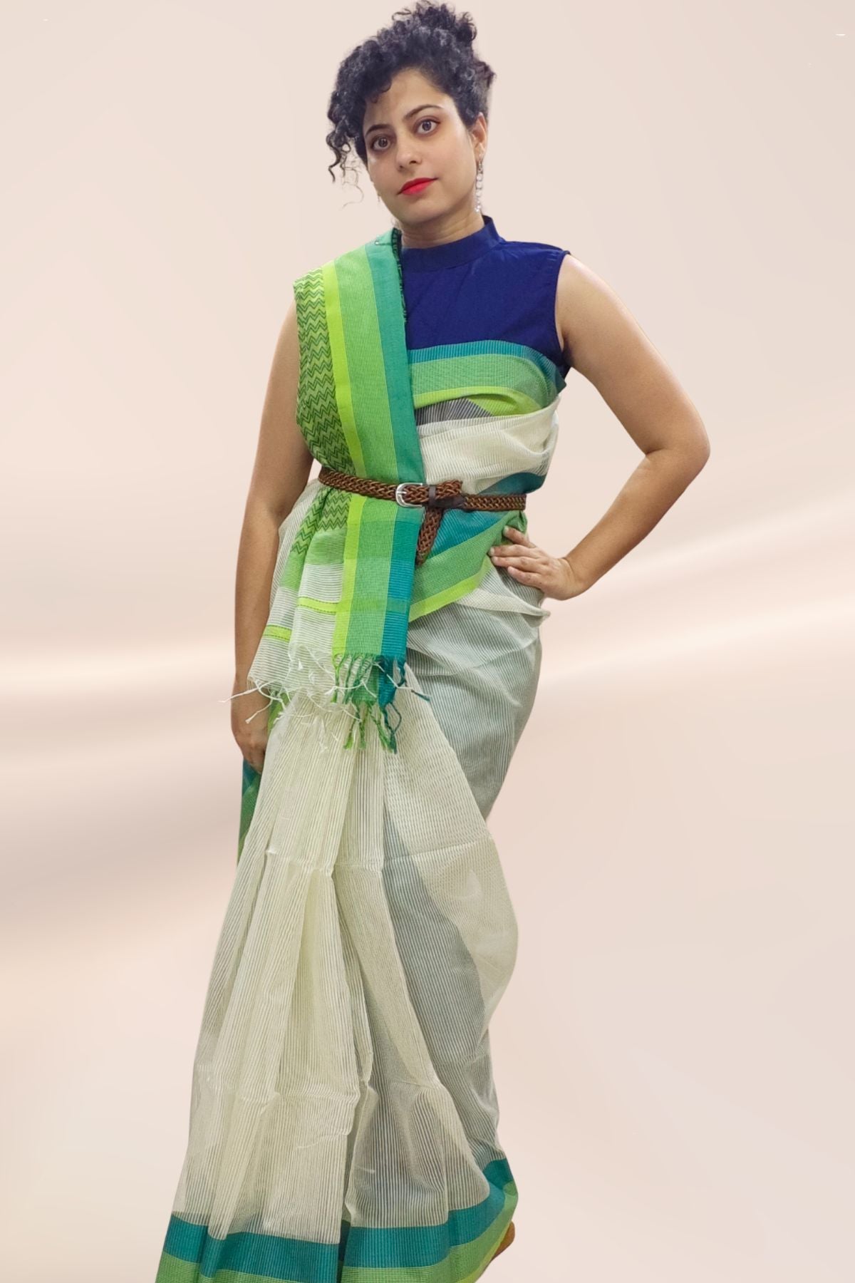 Zill Mill Maheshwari Saree