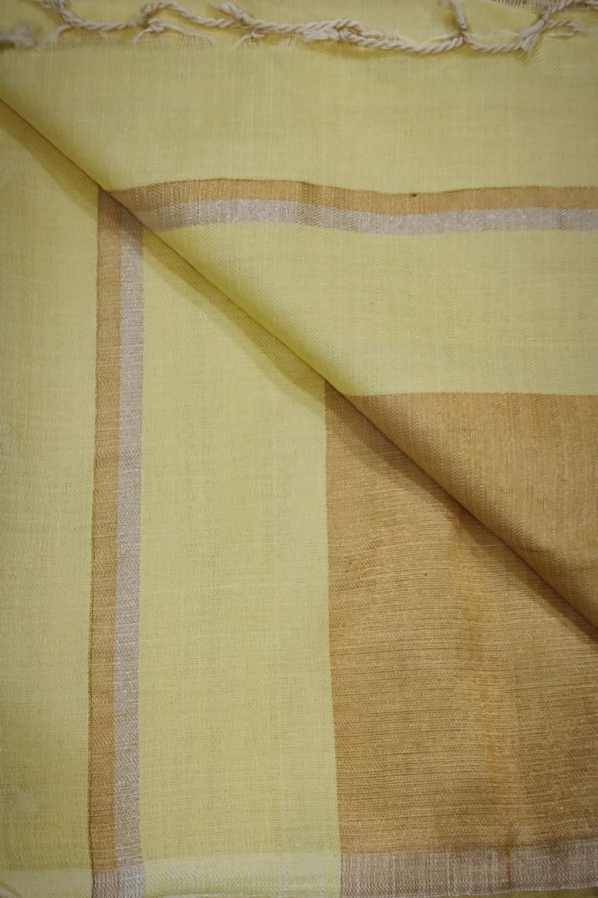 Yellow 4 Pedal Maheshwari Saree